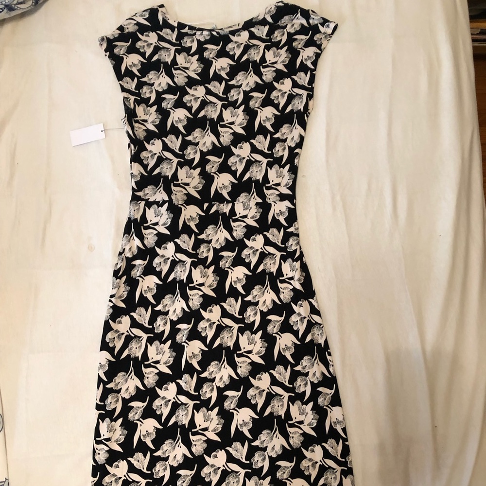 JOIE printed ruched dress